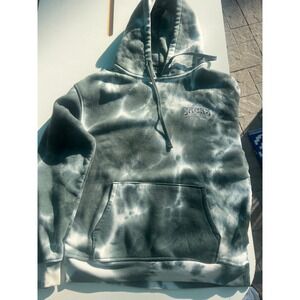 Various Artists x Jacks Surfboards Tie Dye Hoodie Mens Small GreenWhite Pullover
